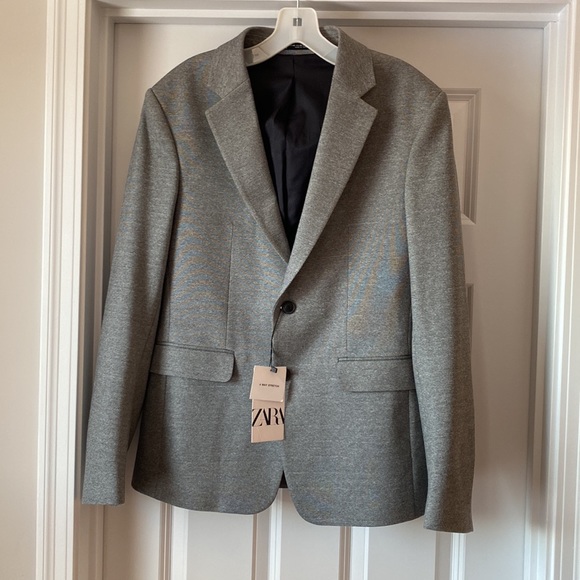 NWT Gray Zara Blazer, Kate Middleton Fave 😍 - Picture 3 of 16